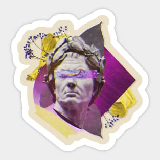 Head of a Greek statue Sticker